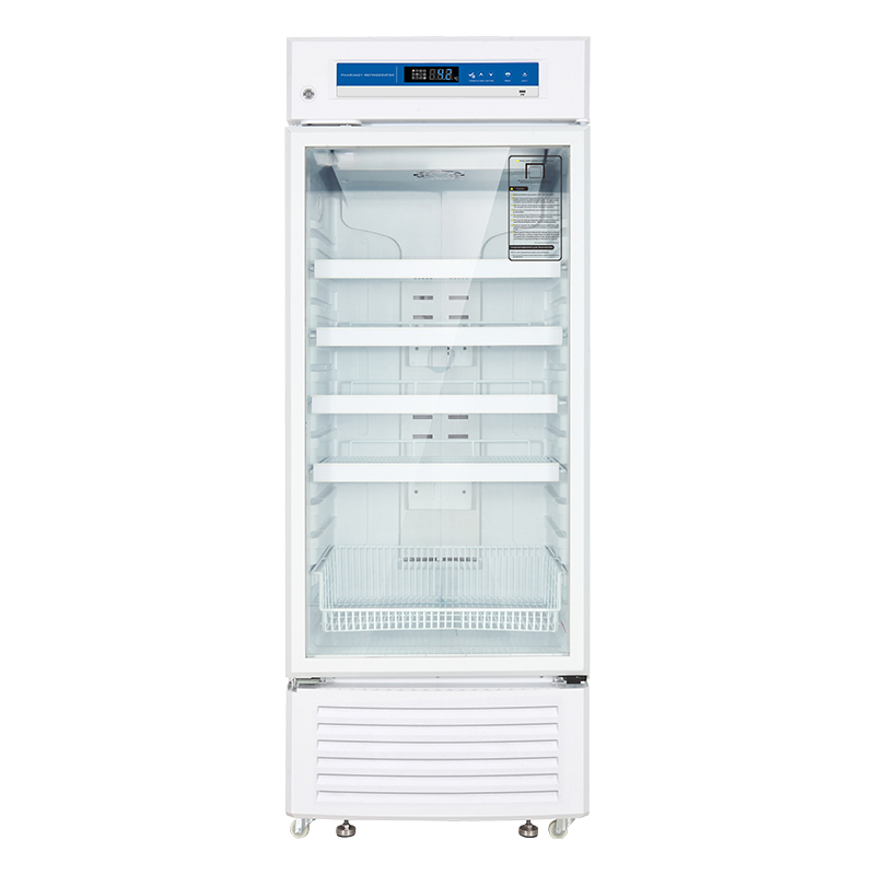 glass door pharmacy refrigerator